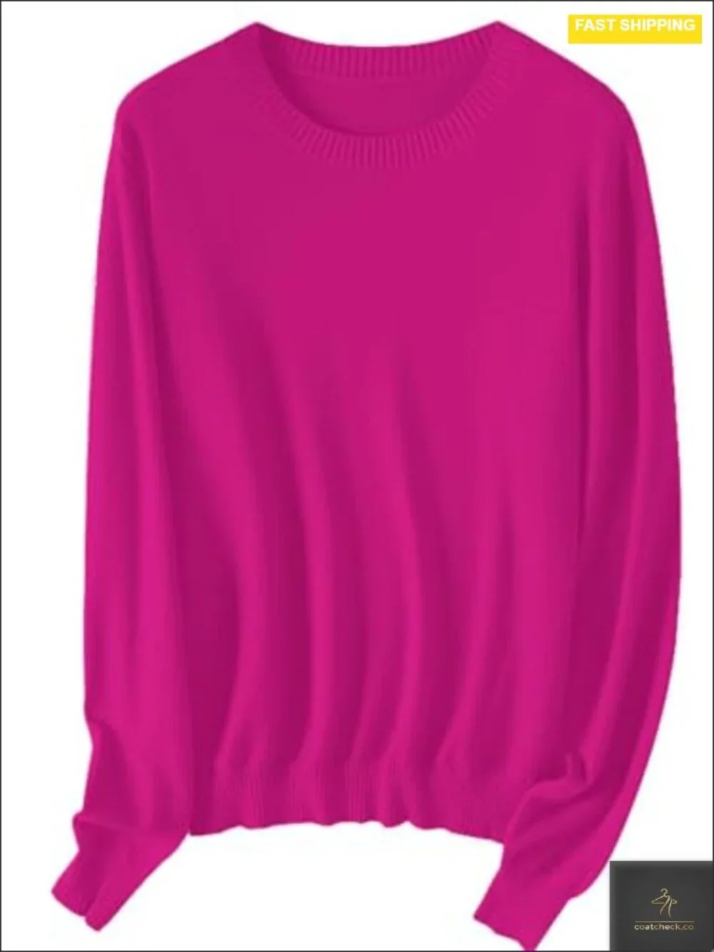 Long Sleeve Knit Pullover Sweater - Soft Warm Lightweight